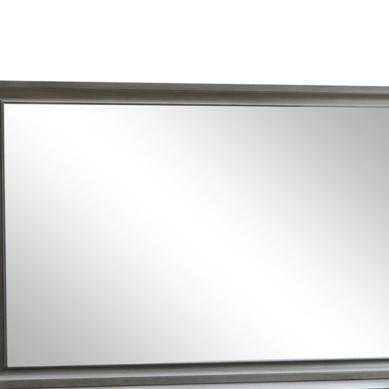 Miroir Madrid G02305-M, 37,03 po x 46,03 po, Gris