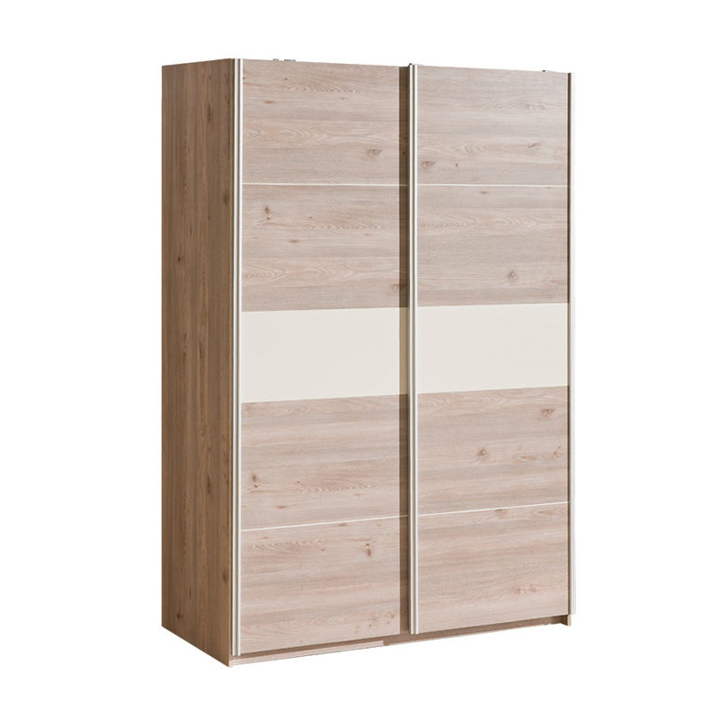 Efisio 2 Door Solid + Manufactured Wood Wardrobe