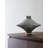 Abstract Grid Pattern Hand Painted Ceramic Accent Vase