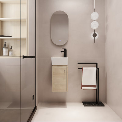 Bawden 12.47'' Single Bathroom Vanity with Ceramic Top