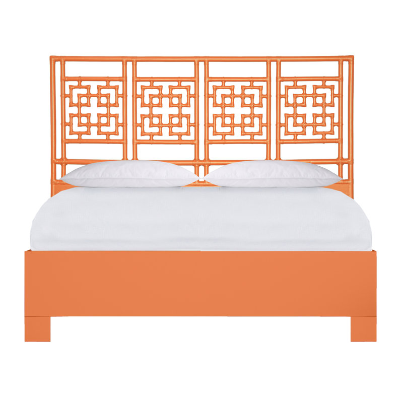 Palm Springs Low Profile Standard Bed, King, Citrus Orange