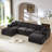 Modern Chenille Cloud Sofa, Freely Combinable-717653422