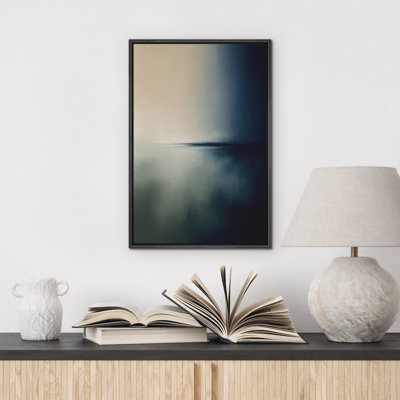 Reproduction d'art abstrait sur toile encadrée pour décoration intérieure moderne