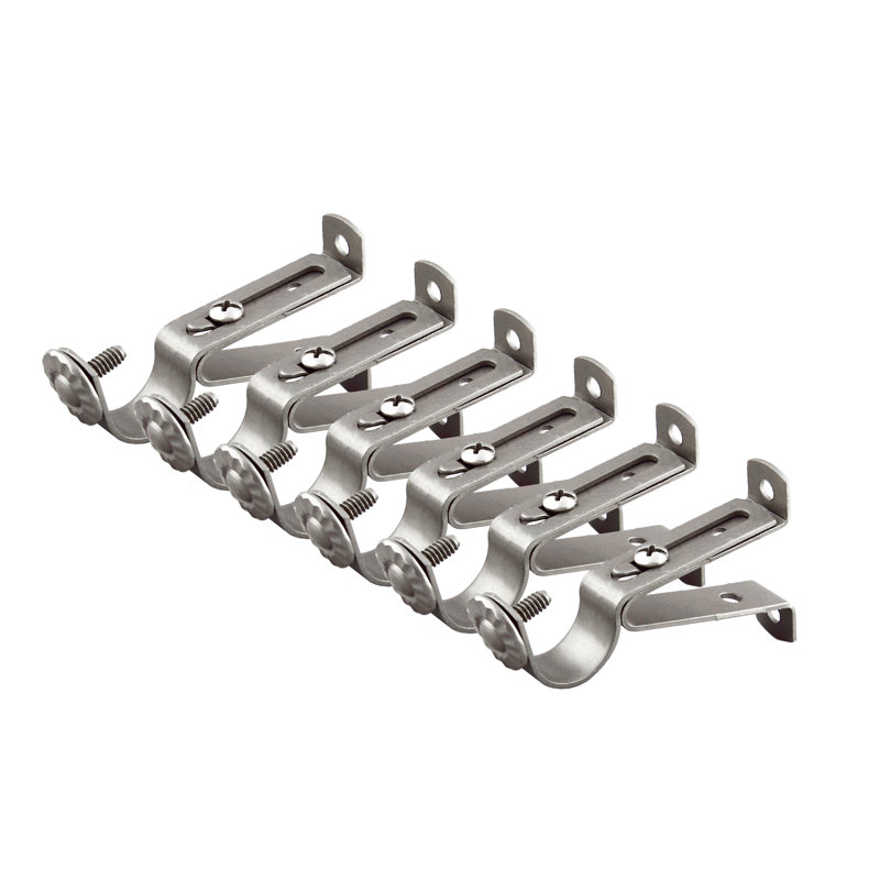 Arledge Steel Mounting Bracket, Satin Nickel