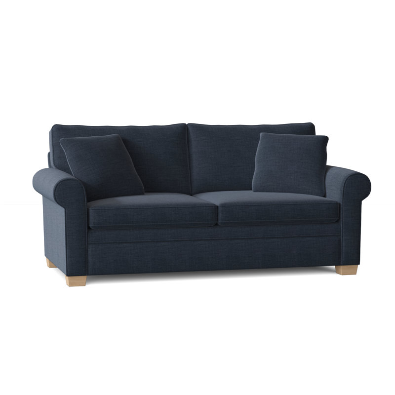 Quaker Upholstered 77'' Sofa Bed, Unfinished, Jango Copen