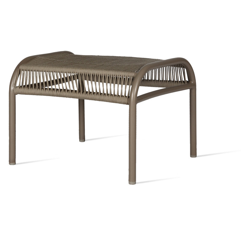 Loop Outdoor Ottoman, Taupe