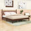 Wood Platform Bed with Headboard-921344334