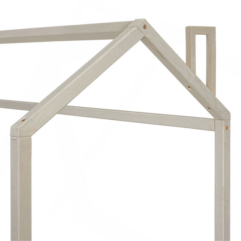 Unique Playhouse-Style Wooden Bed For , Promising Fun And Comfort, Twin