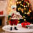 Kurt Adler Fabriche Christmas Figurine, Chef Santa with Gingerbread Train, 11in