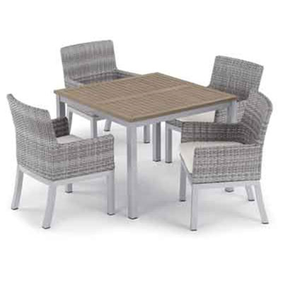 Travira and Argento 5 Piece Dining Set with Cushions