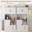 Armoire de cuisine avec support pour micro-ondes-1234919084