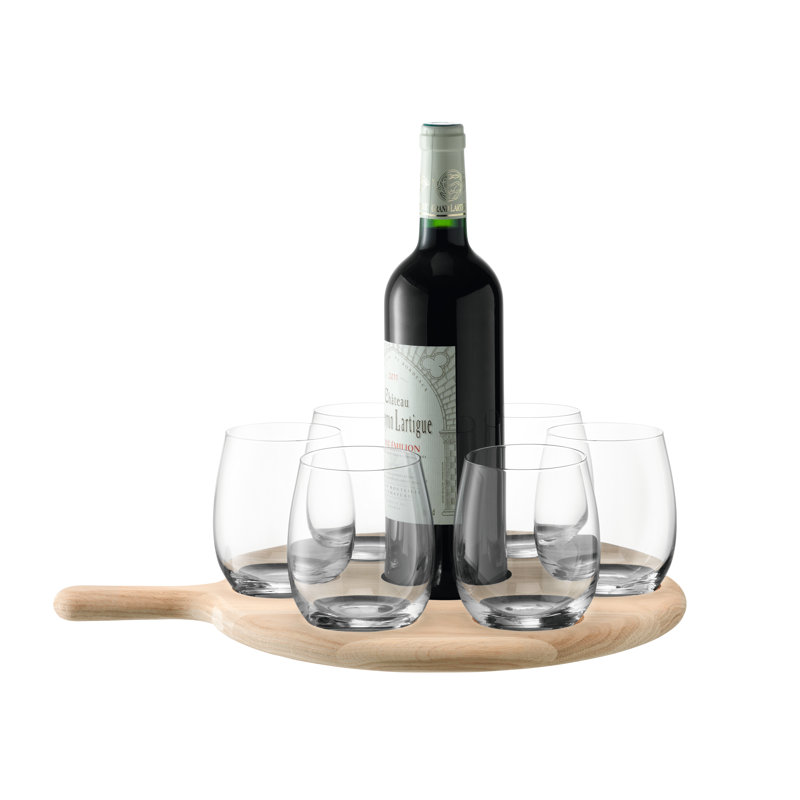 Rum Handmade Glass Wine Glass
