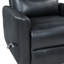 Fauteuil inclinable et pivotant en similicuir Sacson-540317555
