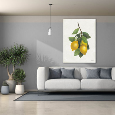 Toile épique «Lemon Branch 3» par Albena Hristova, graffiti épique, 40 po x 54 po
