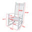 Chaise berçante en bois-268440145