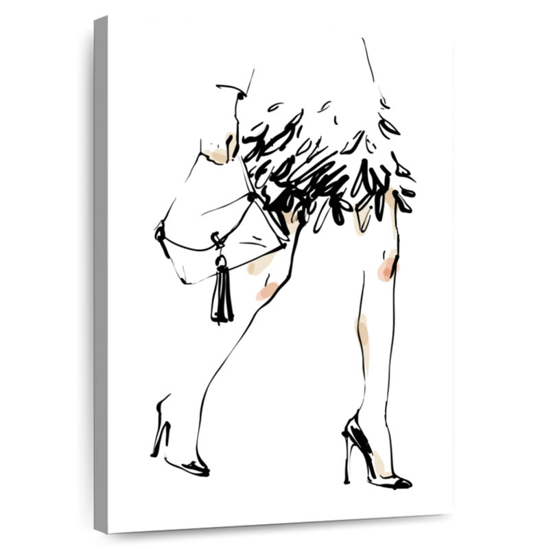 Senne Skirt And Stiletto, 48" H x 32" W