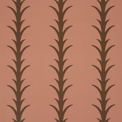 Papier peint à rayures Schumacher X Celerie Kemble Acanthus