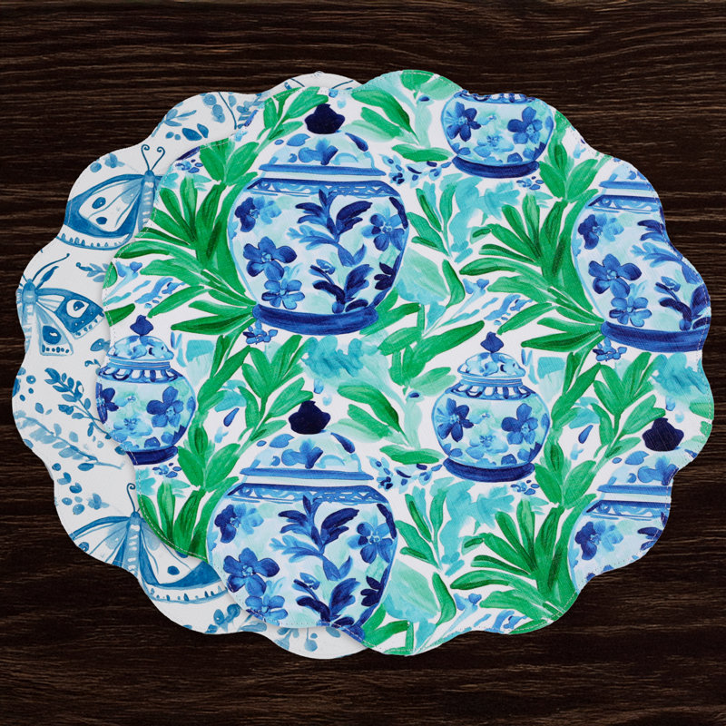 Vida Vinyl Round Placemats
