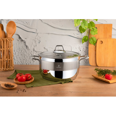 SOFRAM Non-Stick Stainless Steel Soup Pot
