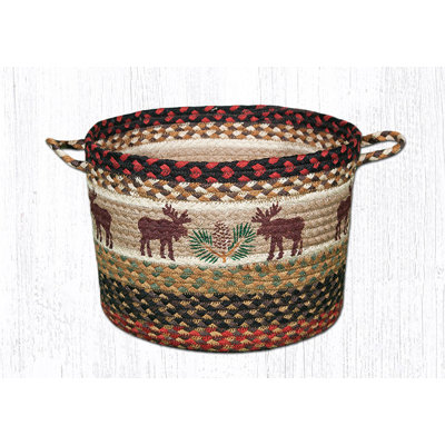 Paniers ronds en jute pour terrasses Earth Rugs
