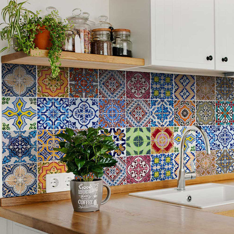 Carreau de mosaïque en vinyle auto-adhésif