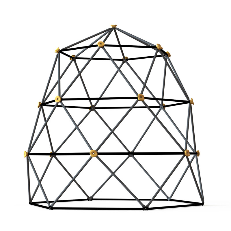 gobaplay SummitPro Climbing Dome, 7.5ft Climber with Rock Climbing Hand Grips