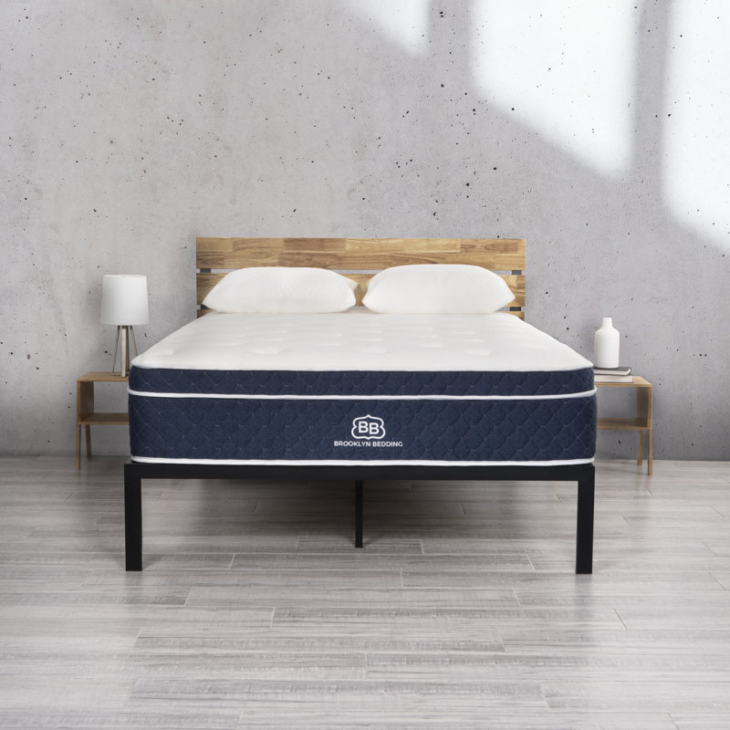 Brooklyn Standard 14" Soft Hybrid Mattress with Cooling Cover, Twin