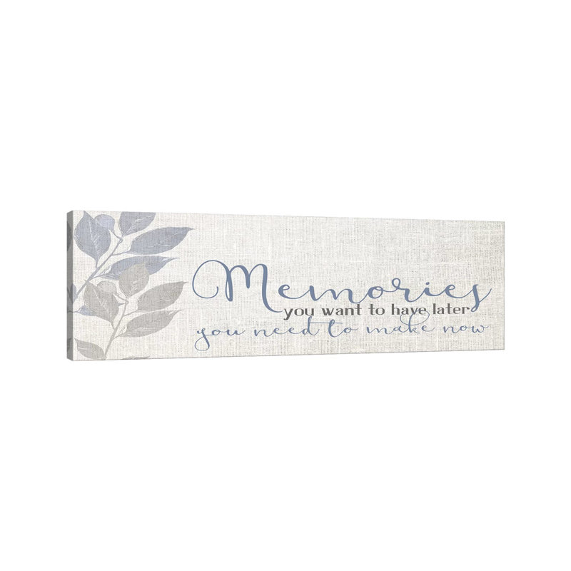 Memories IV by Kimberly Allen - Panoramic Print on Canvas, Wrapped Canvas, 50.8cm H x 152.4cm W x 1.91cm D