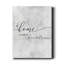 A Home - Reproduction d'art textuel sur toile tendue-610076482