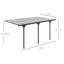 10 pi. L 10 pi. Pergola en aluminium avec auvent-97850732