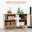 Buffet de 47 pouces avec tablettes ajustables-1061868130