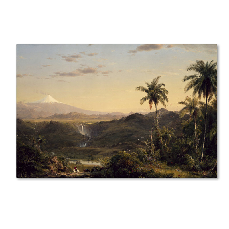 « cotopaxi équateur », reproduction sur toile tendue, 16 po x 24 po