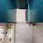 36 - Porte de douche pivotante de 3/8 po de largeur avec conception de salle de bain en verre trempé de 1/4 po, option de mise à niveau