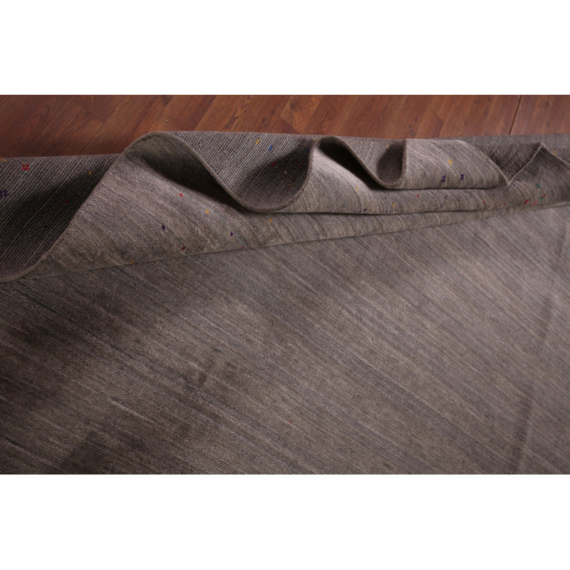 Tapis de couleur terre Gabbeh 8 x 10