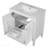 30" Bathroom Vanity With Sink, Two Doors With Shelf, Soft Close Door Hinges, Vintage Style, White-544028821