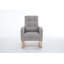 Chaise berçante avec pieds en bois massif, fauteuil berçant coulissant pour chambre de bébé, avec poche latérale, pour fauteuil de salon avec dossier haut-1741702065