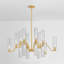 Harpswell Chandelier in Aged Brass-1802504758-1802504759