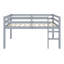 Lit mezzanine en bois avec échelle-683247131