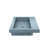 NativeStone Handcrafted Concrete 36" Trough Bathroom Sink-37742374-97563091
