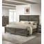 Ensemble de 3 tables de chevet de style très grand rustique gris 3 pièces-604612075