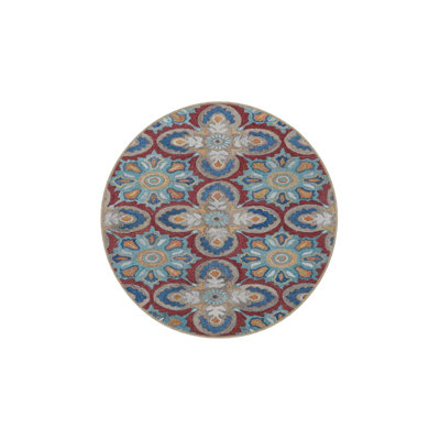 Floral Traditional Decorative Washable Rug