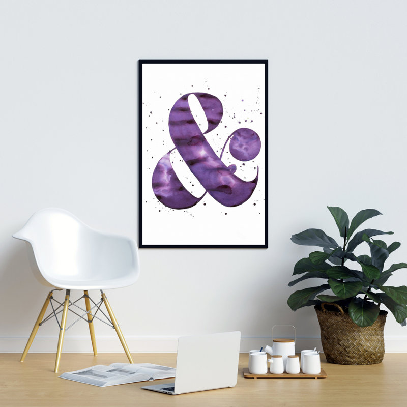 " Ampersand Purple "
