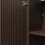 Ensemble de meuble-lavabo moderne avec meuble-lavabo et lavabo, ensemble en céramique brun