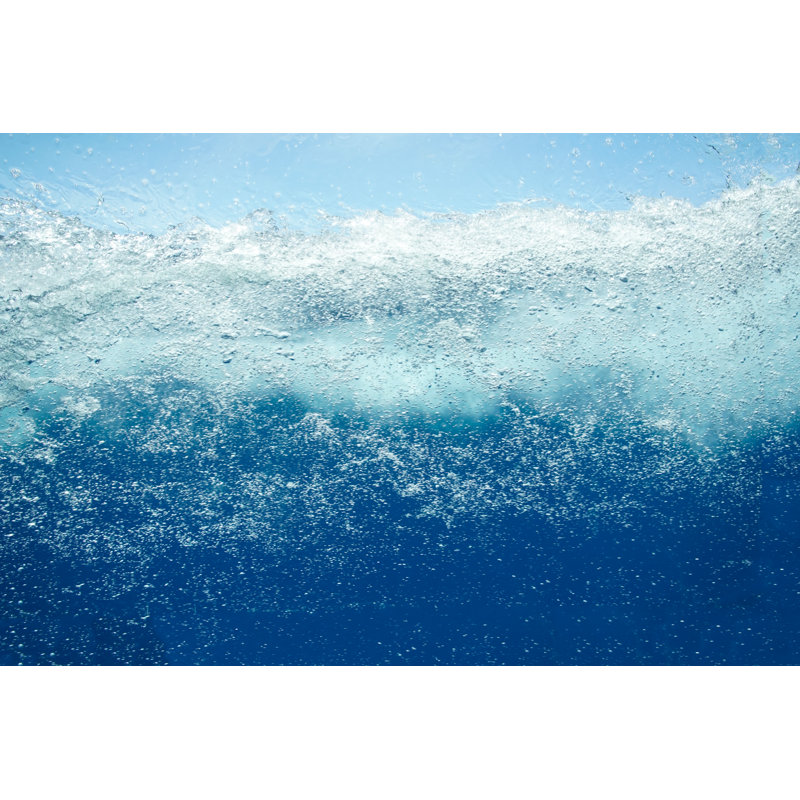 Blurred Water Background 1 Piece Wrapped Canvas Wall Art, 51cm H x 76cm W x 3.8cm D