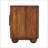 Solid Wood Solis Fluted Cabinet,Brown,2-Drawers