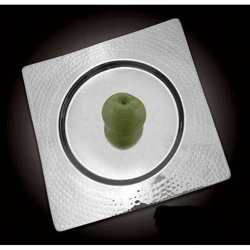 Alexandria Square Hammered 11" Dinner Plate