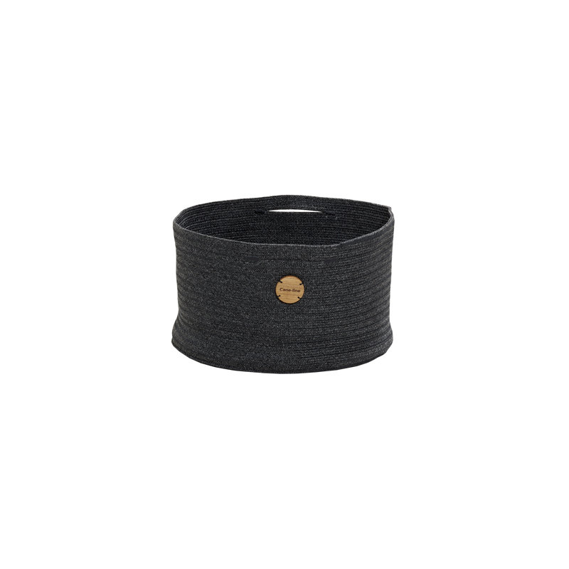 Soft Rope Basket, 9.1" H x 15.8" W x 15.8" D, Dark Gray