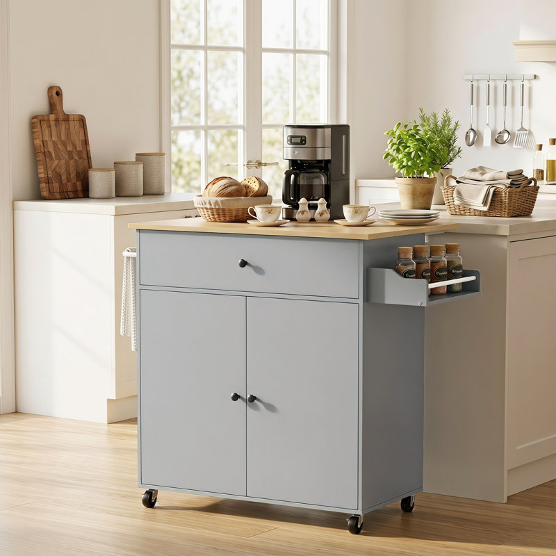 106 cm W Kitchen Island with