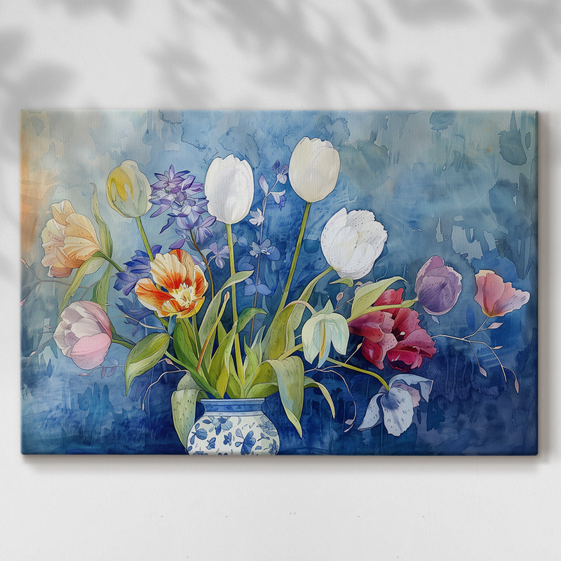 Série Floral-CV III -Galerie enveloppée Cavas, 32 x 48