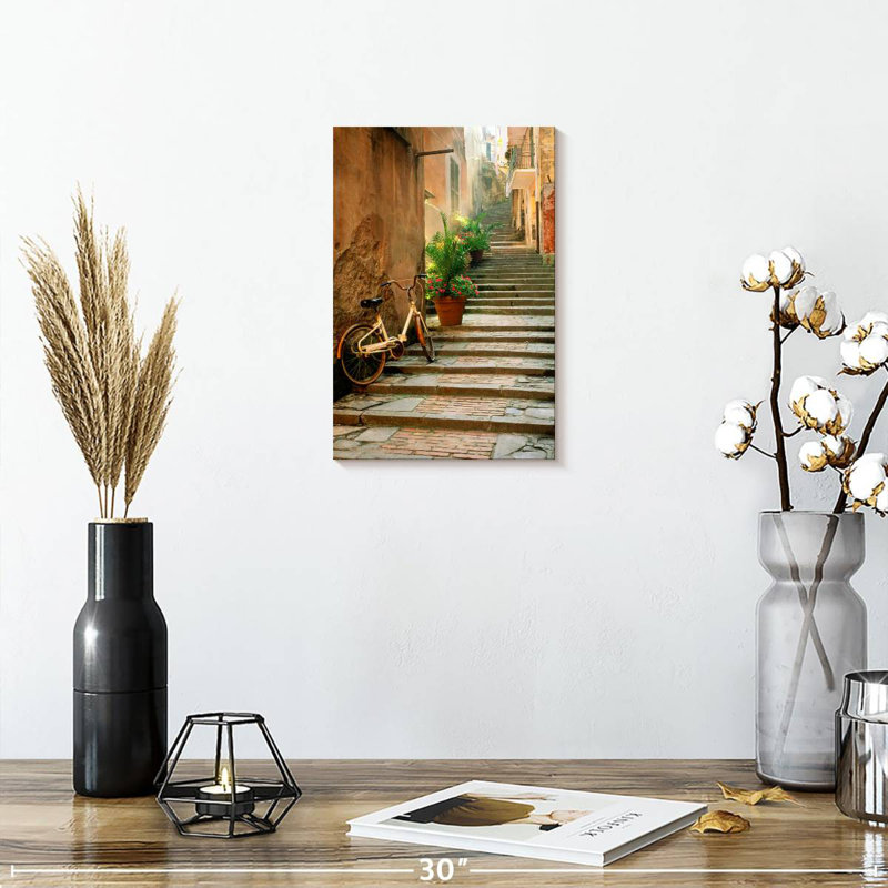 Sireci Cinque Terre Steps, 12" H x 8" W